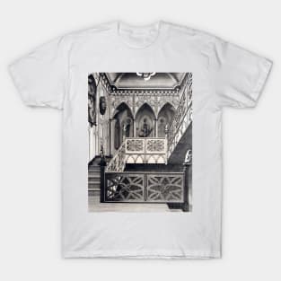 medieval environment castle stairs T-Shirt
